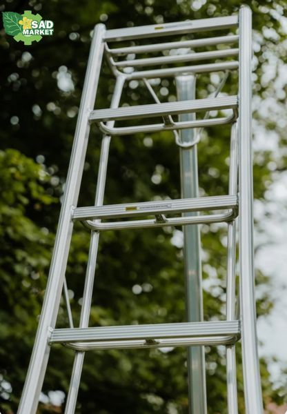 Драбина японська алюмінієва HASEGAWA Tripod 300 см,, регулювання висоти кожної опори) GSC-300HL фото