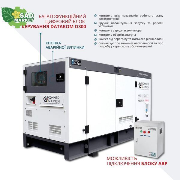 Дизельный генератор K&ouml;nner&S&ouml;hnen KS 35-3BE KS 35-3BE фото