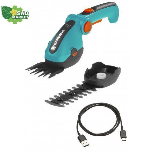 Ножиці акумуляторні для газонів Gardena ComfortCut (з насадкою для кущів) 09888-20.000.00 фото