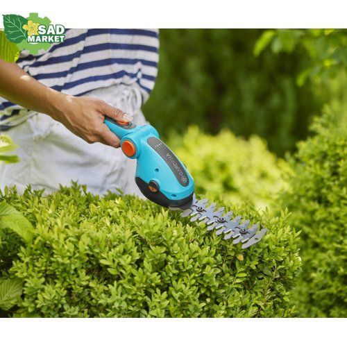Ножиці акумуляторні для газонів Gardena ComfortCut (з насадкою для кущів) 09888-20.000.00 фото