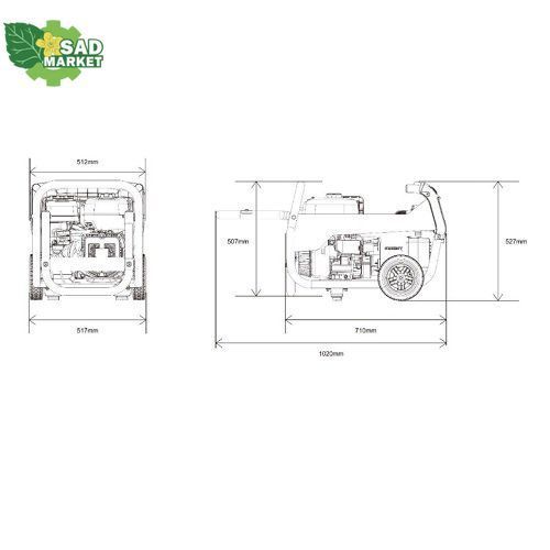 Генератор бензиновый GENERGY PANTICOSA 4 кВт 240043090 фото