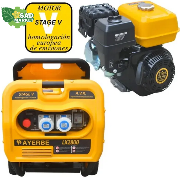 Генератор бензиновий AYERBE LX2800 LX2800 фото