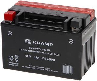 Акумулятор 12V 8Ah 120A, Kramp YTX9BSKR фото