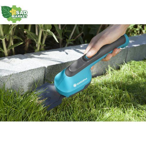 Ножиці для газонів і кущів Gardena AccuCut акумуляторні (вбудований акумулятор, 2 насадки, з/п USB T 09883-34.000.00 фото