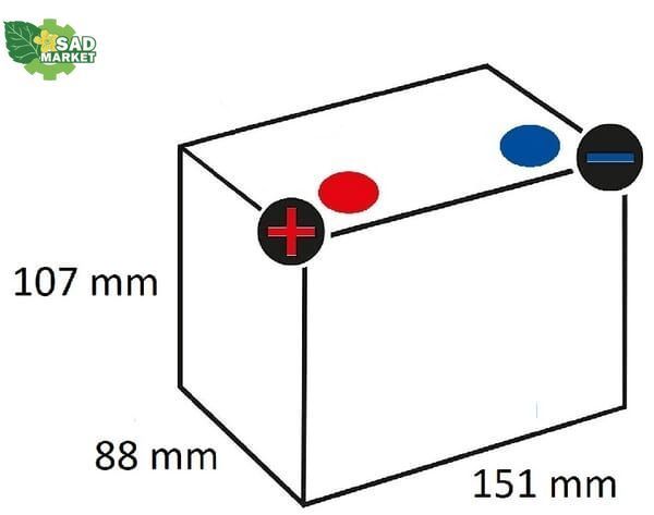 Аккумулятор 12V 8Ah 120A, Kramp YTX9BSKR фото
