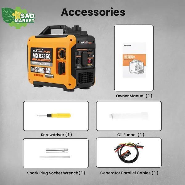 Генератор інверторний Maxpeedingrods MXR2350 MXR2350 фото