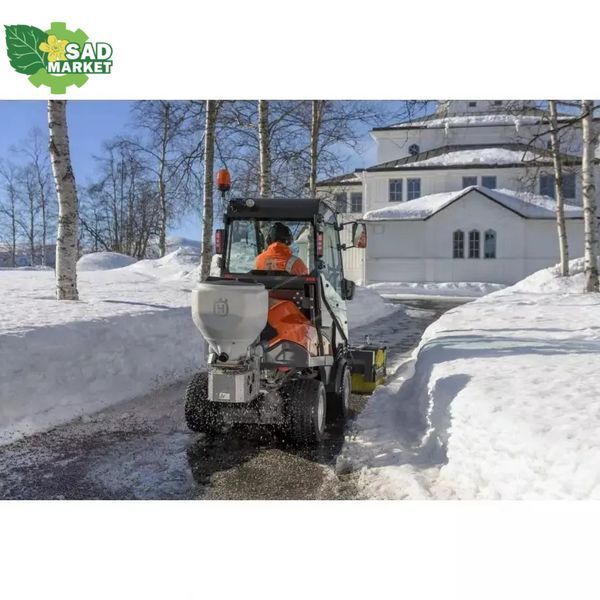 Сеялка-разбрасыватель удобрений Husqvarna Циклон Профи к садовым тракторам и райдерам 9670989-01 фото