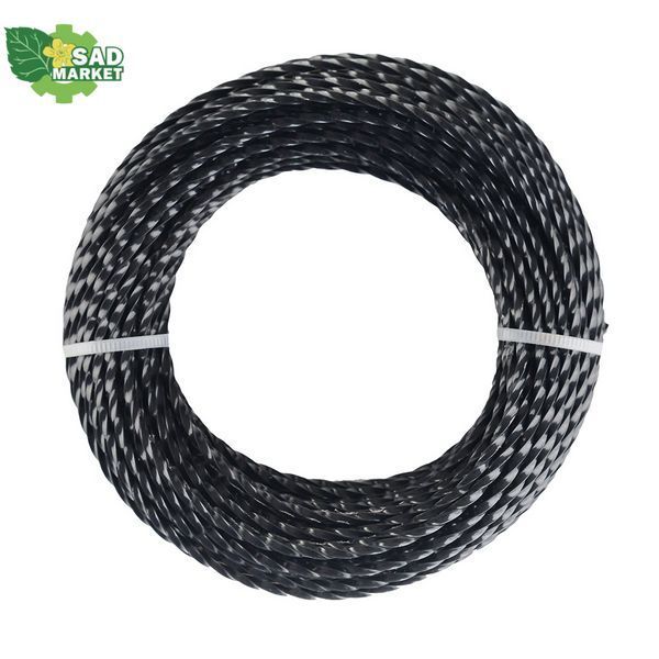 Леска косильная &Oslash; 2,0мм*15м, крученный квадрат, SEQUOIA TL2.0-L15-Profi фото