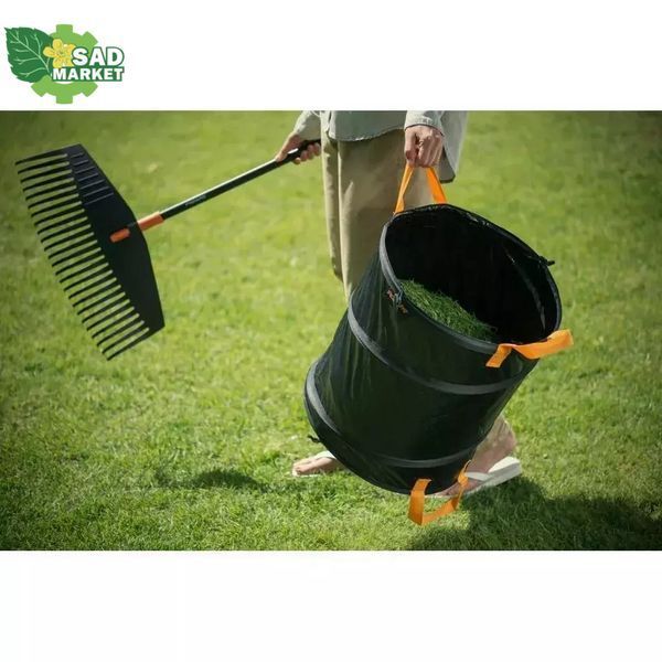 Граблі пластикові з ручкою Fiskars Solid L (135016) 1003465 фото