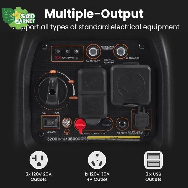 Генератор инверторный maXpeedingrods MXR3800 MXR3800 фото