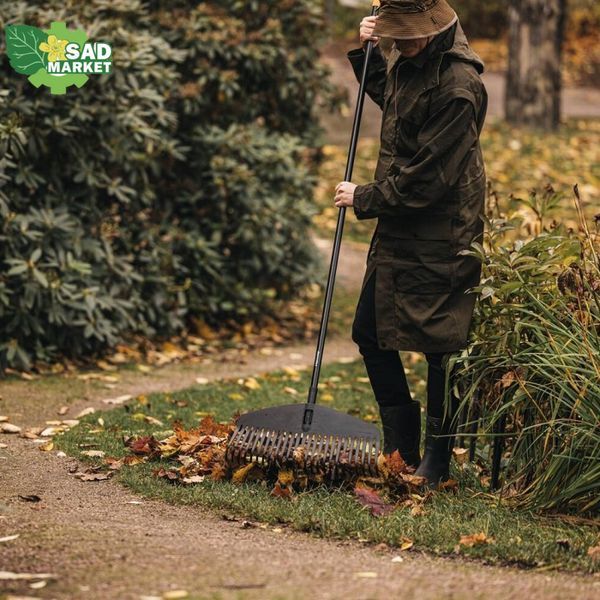 Граблі пластикові з ручкою Fiskars Solid L (135016) 1003465 фото
