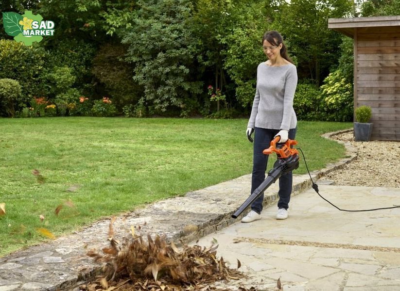 Пилосос-повітродувка садовий електричний BLACK+DECKER BEBLV 260 BEBLV260 фото