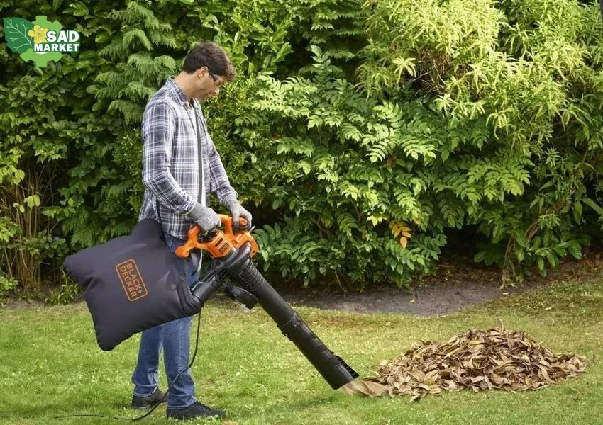 Пилосос-повітродувка садовий електричний BLACK+DECKER BEBLV 260 BEBLV260 фото
