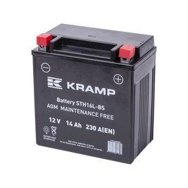 Акумулятор 12V/14Ah 230 A, Kramp YTX16LBSKR фото