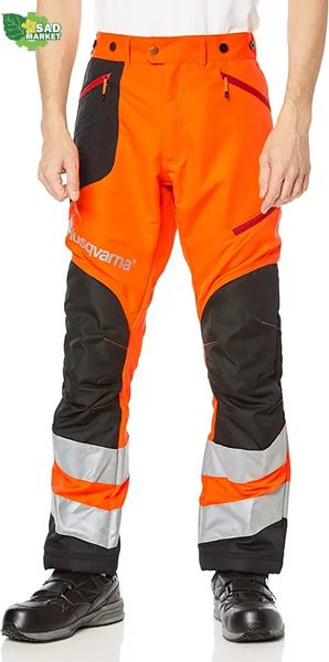 Брюки рабочие Husqvarna Technical B&T High Viz, р 58 (5972462-58) 5972462-58 фото