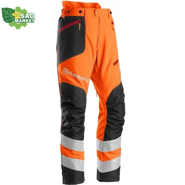 Штани робочі Husqvarna Technical B&T High Viz, р 58 (5972462-58) 5972462-58 фото