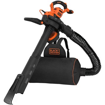 Пылесос-воздуходувка садовый электрический BLACK+DECKER BEBLV 301 BEBLV301 фото