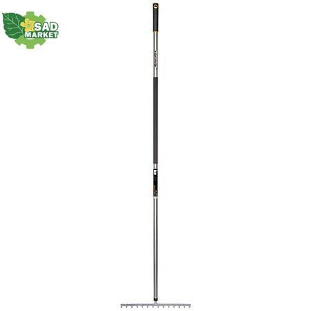 Граблі сталеві з ручкою Fiskars Ergonomic&trade;, 36 см (135510) 1000652 фото