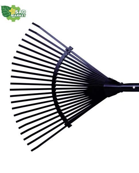 Грабли стальные веерные с ручкой Fiskars Classic 1001586 фото