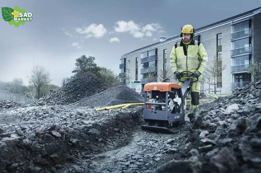 Виброплита реверсивная бензиновая Husqvarna LG204 (9678552-01) 9678552-01 фото