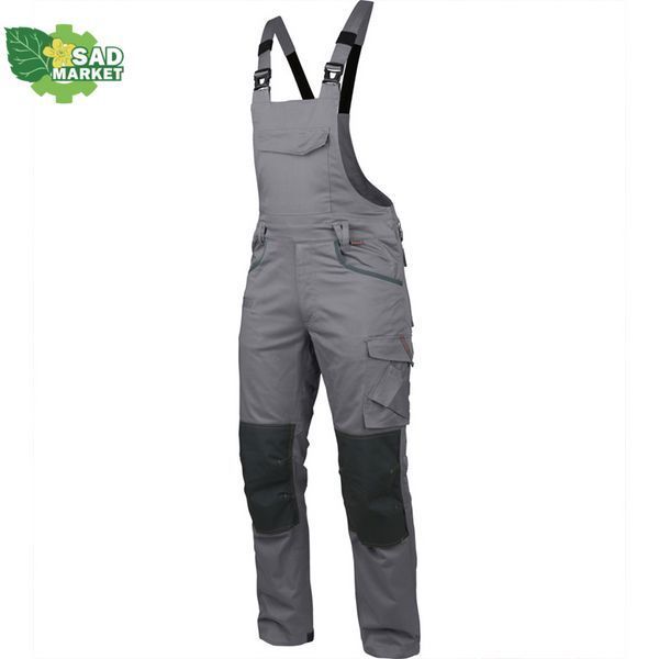 Напівкомбінезон робочий STRETCH X, сірий, розмір 50, MODYF  M404185427 фото