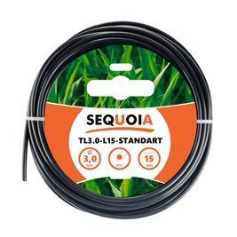 Леска косильная &Oslash; 3,0 мм*15м, круглая, SEQUOIA TL3.0-L15-Standart фото