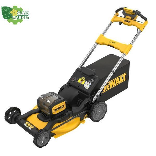 Газонокосилка аккумуляторная DeWALT DCMWSP156W2, 2х18 В XR Li-lon 8 Аг DCMWSP156W2 фото