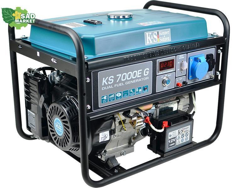 Генератор бензиновий K&ouml;nner&S&ouml;hnen KS 7000E G KS 7000E G фото