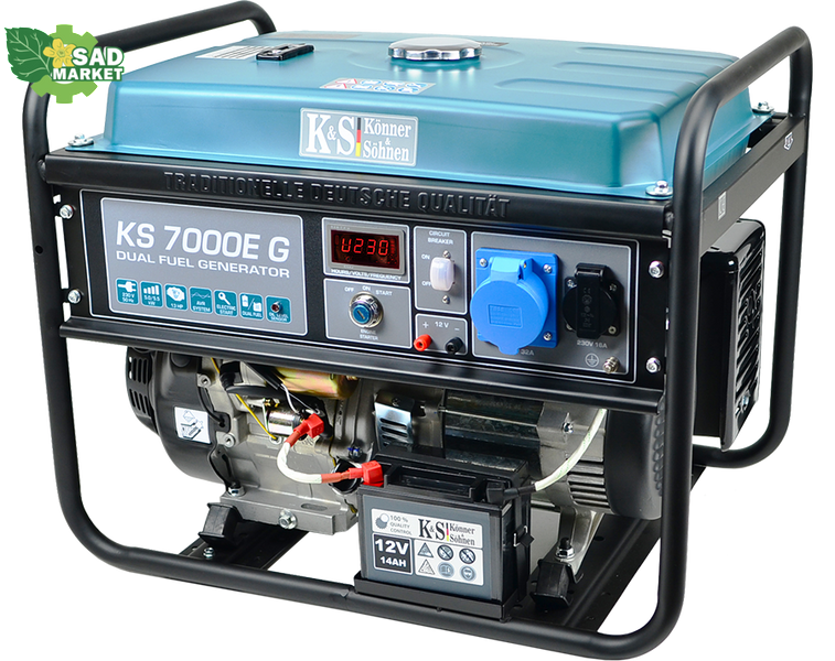 Генератор бензиновий K&ouml;nner&S&ouml;hnen KS 7000E G KS 7000E G фото