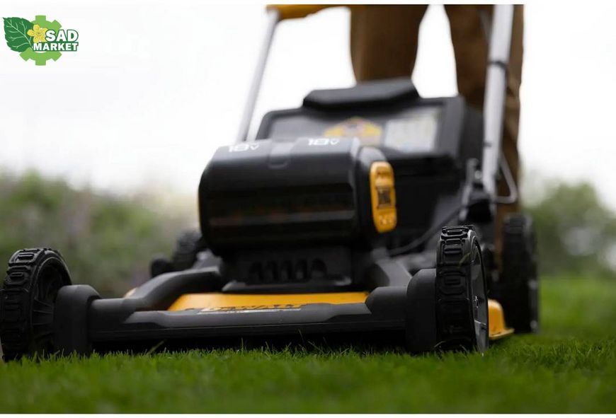 Газонокосилка аккумуляторная DeWALT DCMWSP156W2, 2х18 В XR Li-lon 8 Аг DCMWSP156W2 фото