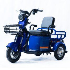 Трицикл акумуляторний FORTE CARGO-P650, Синій 145243 фото