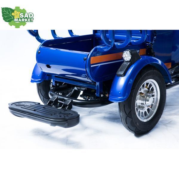 Трицикл акумуляторний FORTE CARGO-P650, Синій 145243 фото