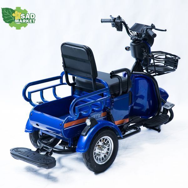 Трицикл акумуляторний FORTE CARGO-P650, Синій 145243 фото