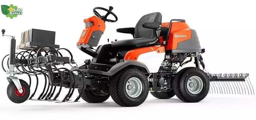 Грабли для гравия Husqvarna, 125 см, для моделей R 418Ts AWD, R 422Ts AWD 5879320-01 фото