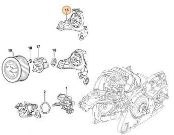 Основание фильтра бензопилы STIHL MS 261 11411410920 фото