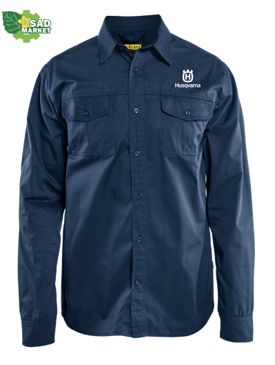 Рубашка рабочая Husqvarna мужская, синяя, р XS-42/44 (5951044-01) 5951044-01 фото