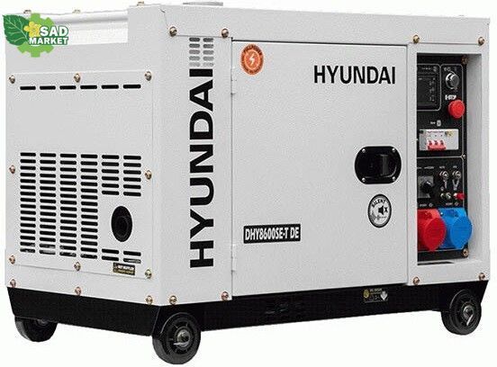 Генератор дизельный Hyundai DHY 8600SE-T DHY 8600SE-T фото