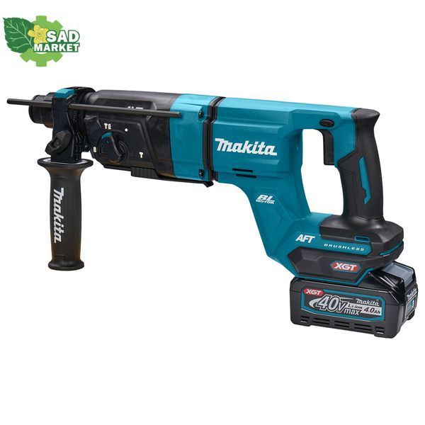 Перфоратор аккумуляторный Makita HR007GM201, XGT, 4Ач х 2шт, DC40RA, кейс HR007GM201 фото