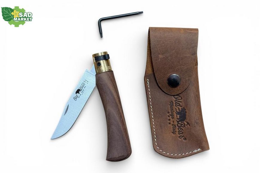 Ніж Antonini Old Bear M (19 см) та шкіряний чохол FO.9300 OB.GIFT-BOX_LNP_MF фото