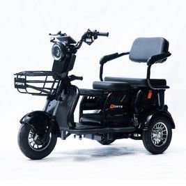 Трицикл акумуляторний Forte Family-P600, Чорний 145224 фото