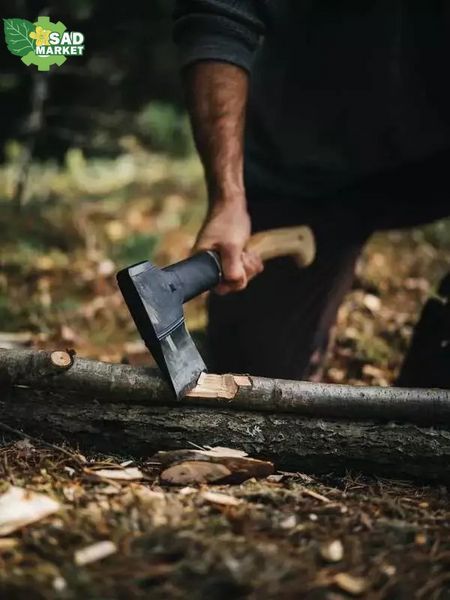 Набор топор-колун + точилка Fiskars Norden N12 526 мм 1.3 кг (1052277) 1052277 фото