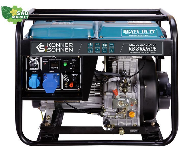 Генератор дизельний K&ouml;nner&S&ouml;hnen KS 8102HDE KS 8102HDE фото