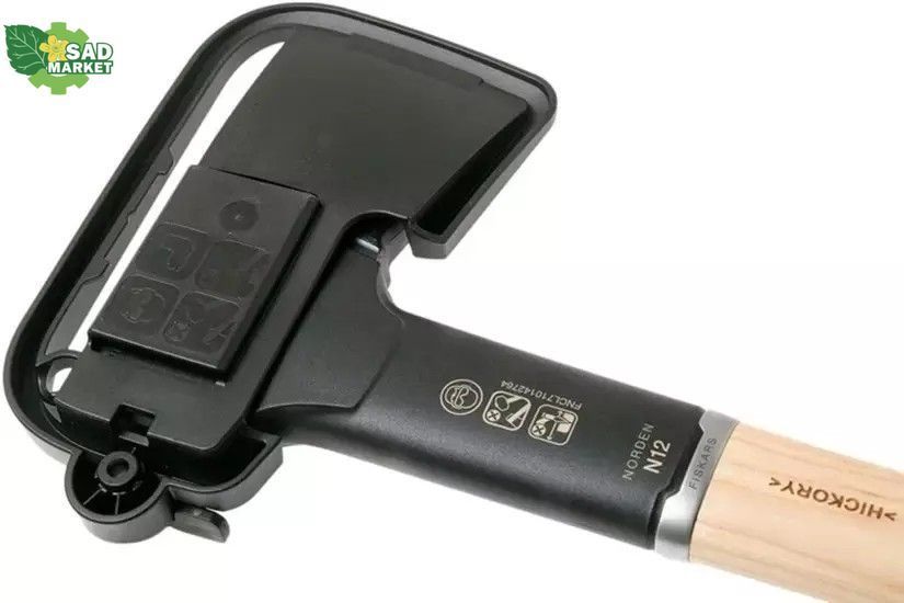Набор топор-колун + точилка Fiskars Norden N12 526 мм 1.3 кг (1052277) 1052277 фото
