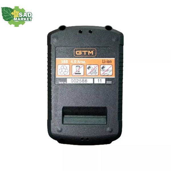 Акумуляторна батарея GTM B18V/4Аh B18V/4Аh фото