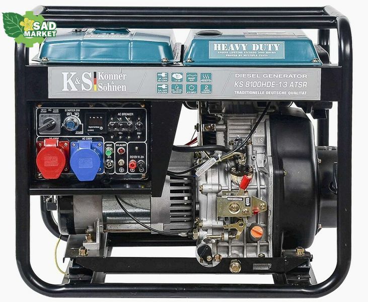 Генератор дизельний K&ouml;nner&S&ouml;hnen KS 8100HDE-1/3 ATSR KS 8100HDE-1/3 ATSR фото