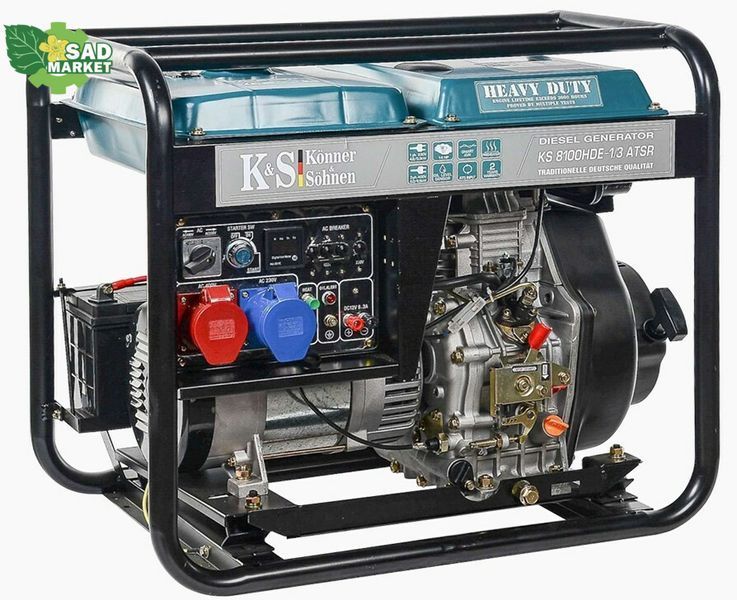 Генератор дизельний K&ouml;nner&S&ouml;hnen KS 8100HDE-1/3 ATSR KS 8100HDE-1/3 ATSR фото