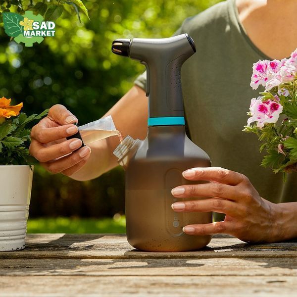 Обприскувач акумуляторний Gardena EasyPump ручний, з латунним соплом, 1 л 11114-20.000.00 фото