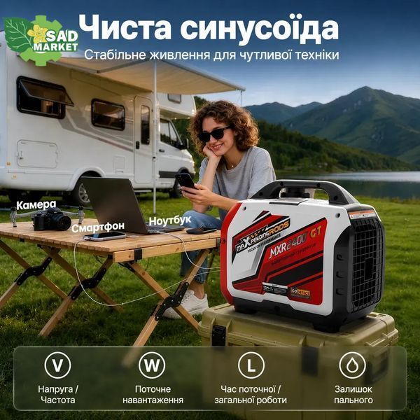 Генератор инверторный maXpeedingrods MXR2400GT MXR2400GT фото