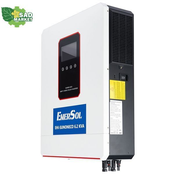 Інвертор гібридний EnerSol EHI-SUNONECO6.2KW+EB-SK-51.2V200Ah EHI-SUNONECO6.2KW+EB-SK-51.2V200Ah фото
