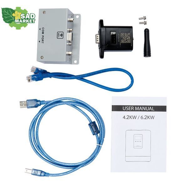 Інвертор гібридний EnerSol EHI-SUNONECO6.2KW+EB-SK-51.2V200Ah EHI-SUNONECO6.2KW+EB-SK-51.2V200Ah фото